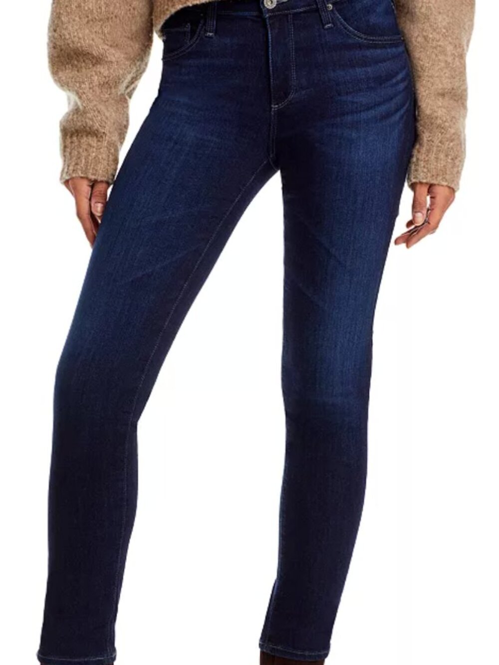 AG Prima Mid Rise Ankle Cigarette Jeans in Concord Size 29R